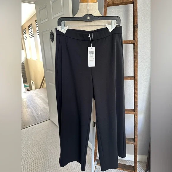 Eileen Fisher Black Wide Leg Pants, size medium - Picture 1 of 12